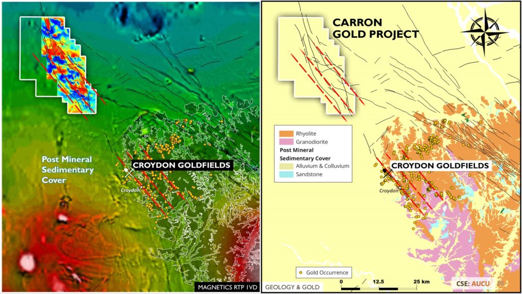 Figure 1 Simplified Geological Map And Airborne Rtp 1vd Magnetic Survey Data