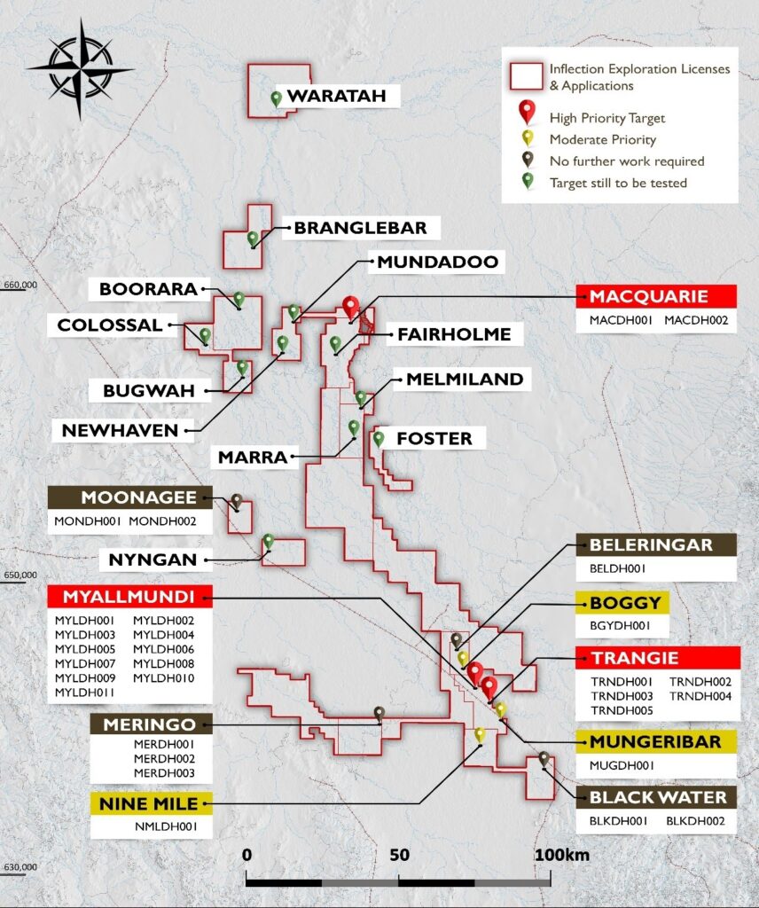 Figure 1northern Nsw Drill Hole Target Location And Status Map